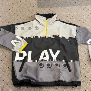 Adidas x Lego collab boys quarter zip windbreaker track jacket size small